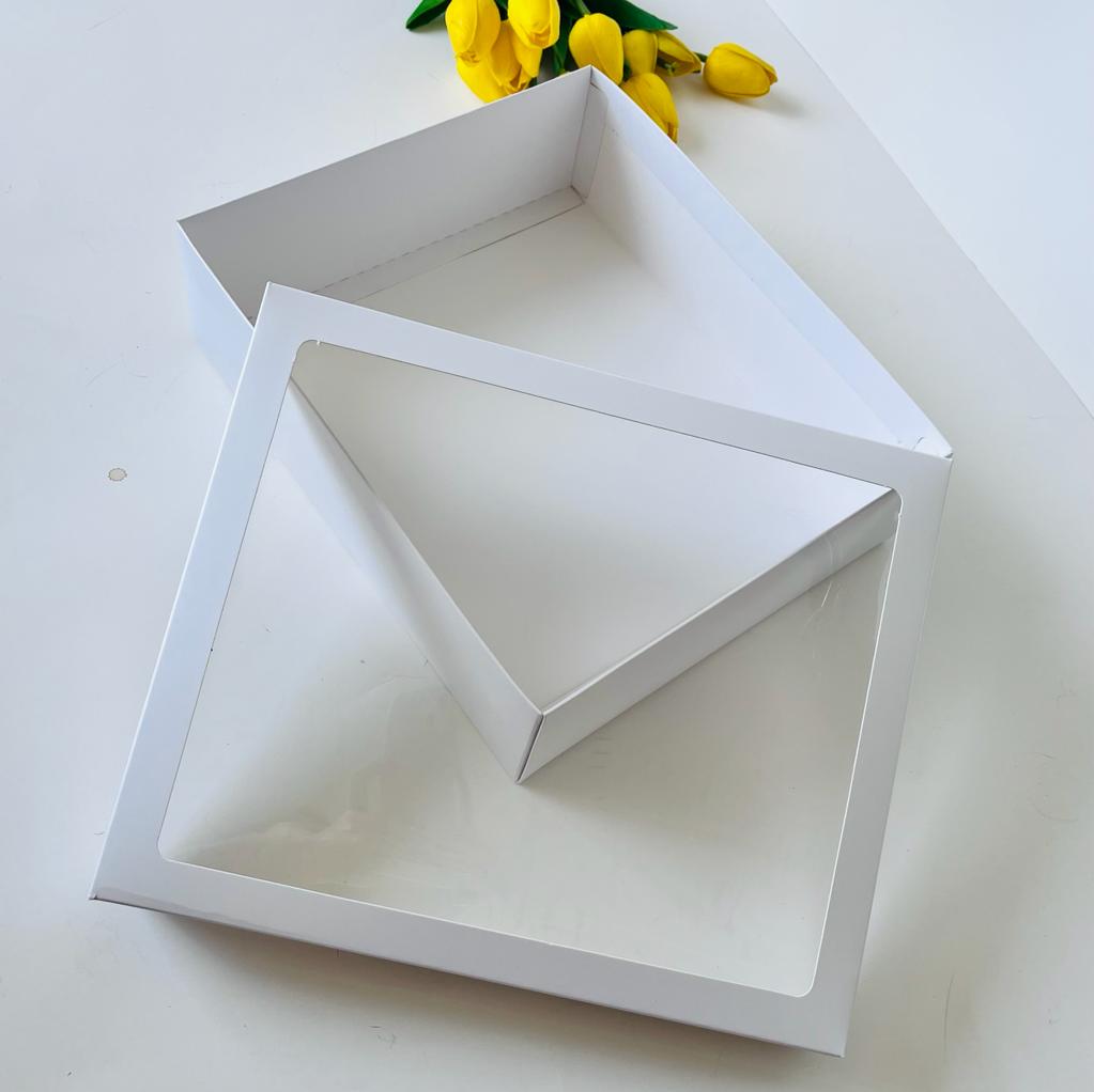 25x30x9 Pencereli Karton Kutu — galeri görseli